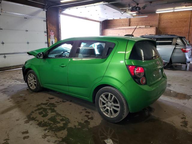 1G1JC6SG7F4182525 - 2015 CHEVROLET SONIC LT მწვანე ფოტო 2