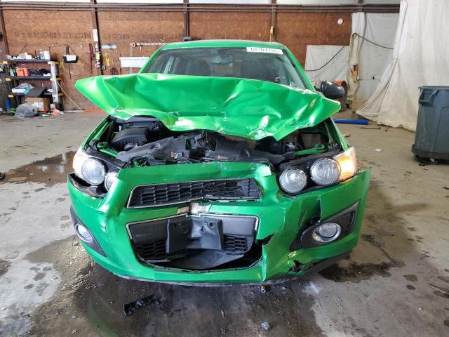 1G1JC6SG7F4182525 - 2015 CHEVROLET SONIC LT მწვანე ფოტო 5