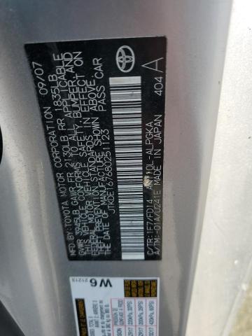 JTKDE167680251123 - 2008 TOYOTA SCION TC Gümüş foto 12