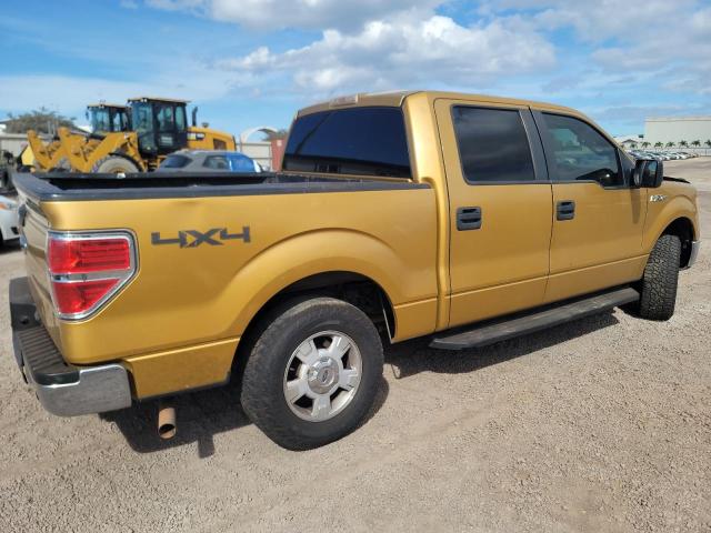 1FTRW14899FA18695 - 2009 FORD F150 SUPERCREW GOLD photo 3