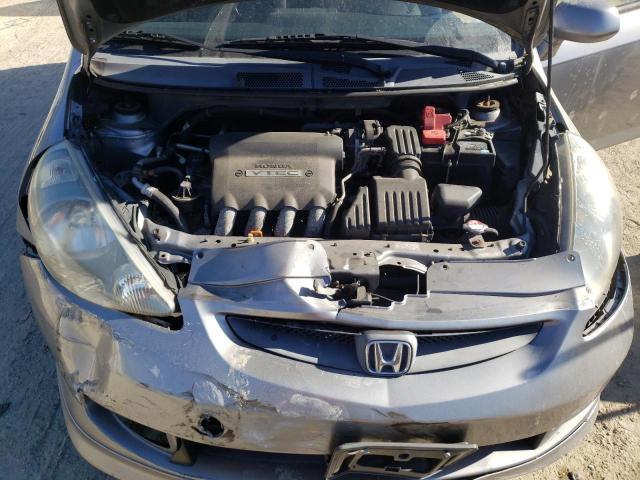 JHMGD38687S062837 - 2007 HONDA FIT S 灰色 照片 11