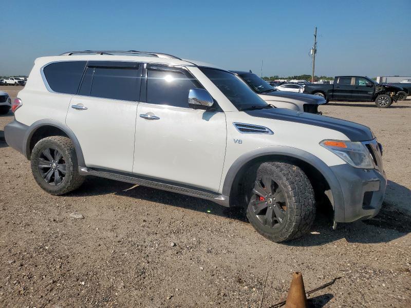 JN8AY2NF0H9303541 - 2017 NISSAN ARMADA PLATINUM WHITE photo 4
