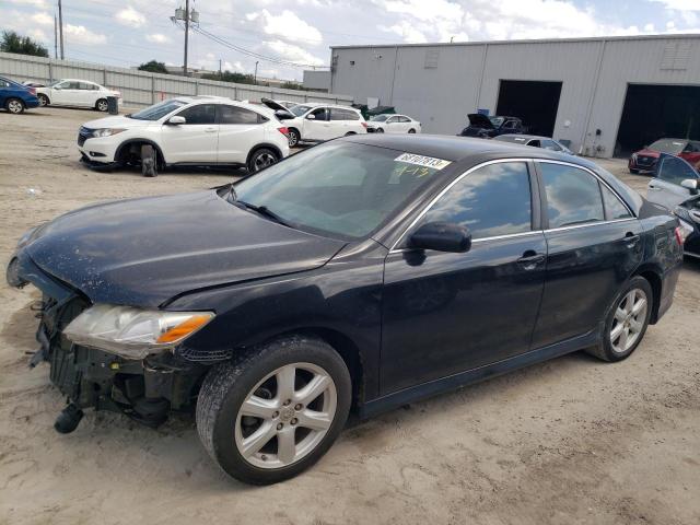 4T1BE46K87U122260 - 2007 TOYOTA CAMRY CE BLACK photo 1