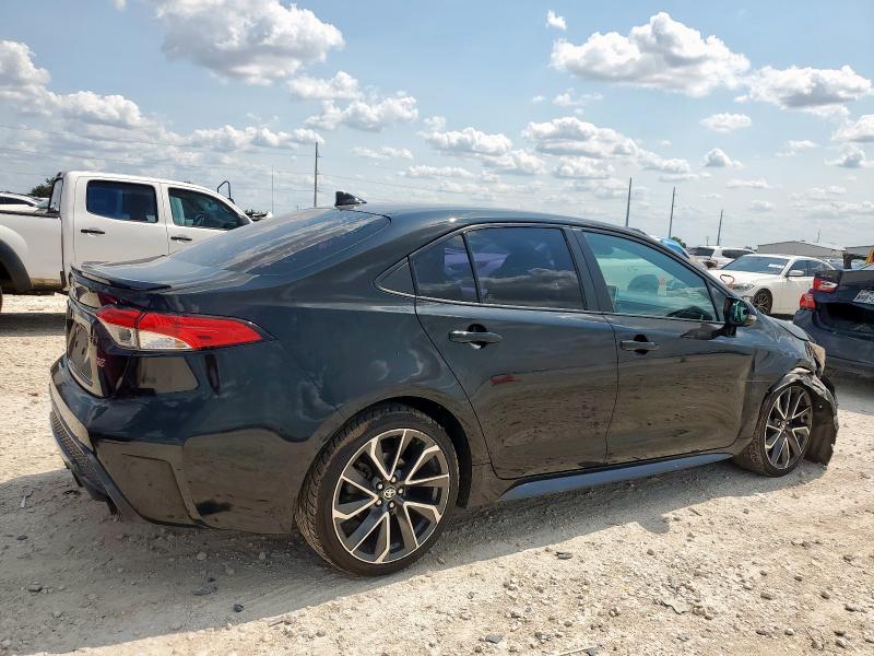 5YFS4MCEXMP062223 - 2021 TOYOTA COROLLA SE Чорний фото 3