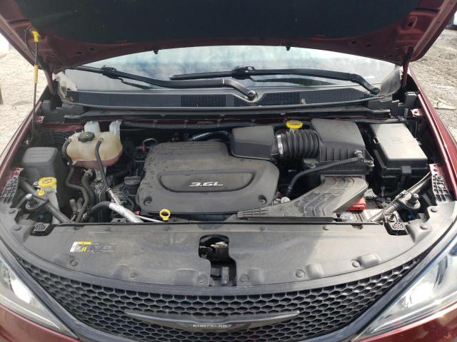 2C4RC1EG9JR351586 - 2018 CHRYSLER PACIFICA TOURING L PLUS BURGUNDY photo 12