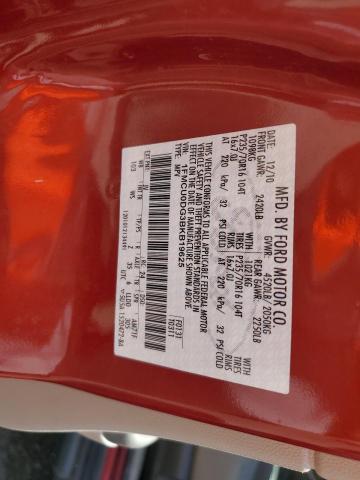 1FMCU0DG3BKB19625 - 2011 FORD ESCAPE XLT RED photo 13