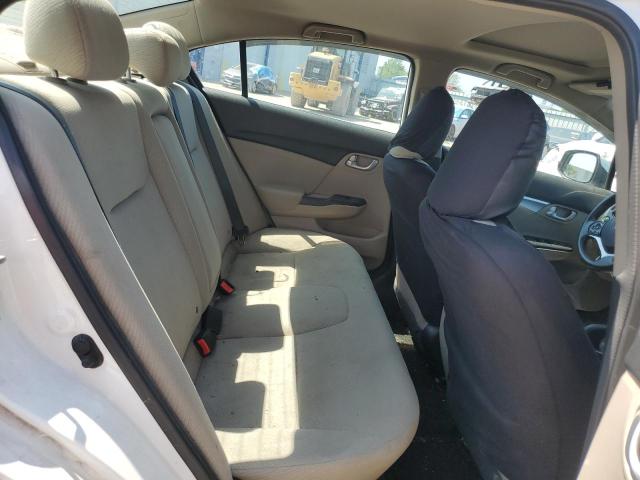 2HGFB2F83DH542287 - 2013 HONDA CIVIC EX WHITE photo 10