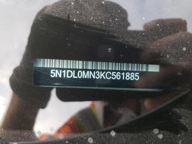 5N1DL0MN3KC561885 - 2019 INFINITI QX60 LUXE SILVER photo 13