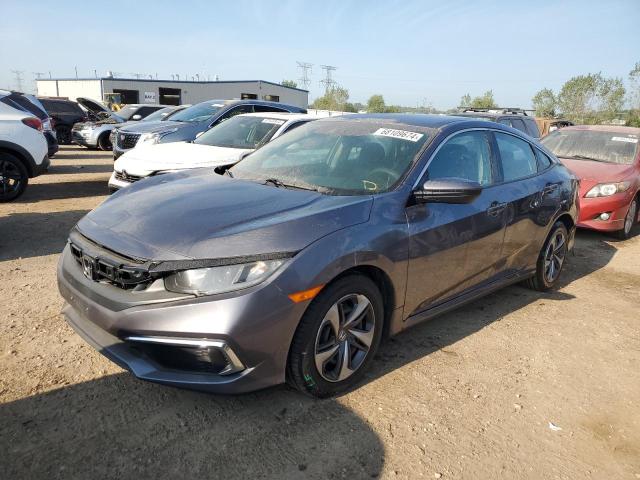 19XFC2F60KE010935 - 2019 HONDA CIVIC LX GRAY photo 1