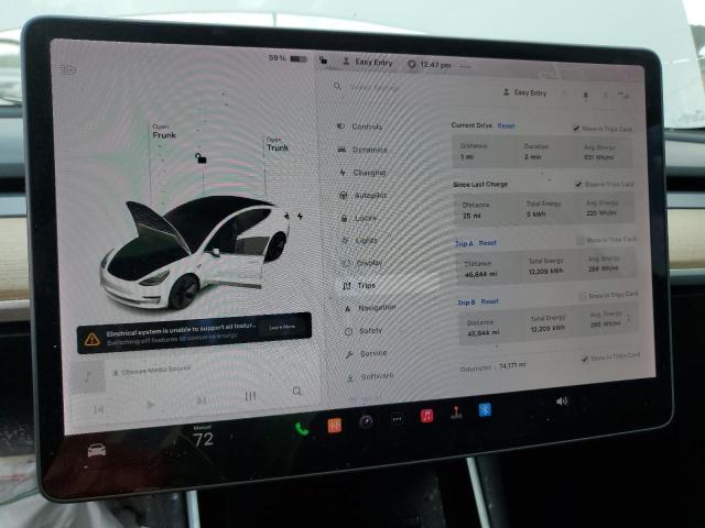 5YJ3E1EA1LF597994 - 2020 TESLA MODEL 3 Սպիտակ լուսանկար 9