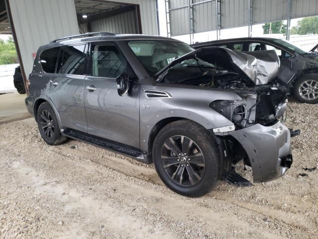 JN8AY2NE8L9780282 - 2020 NISSAN ARMADA PLATINUM GRAY photo 4