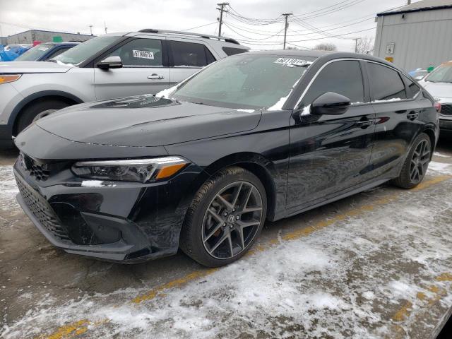 19XFL1H81NE010178 - 2022 HONDA CIVIC SPORT TOURING أسود صورة 1