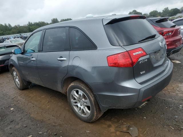 2HNYD282X8H510611 - 2008 ACURA MDX GRAY photo 2