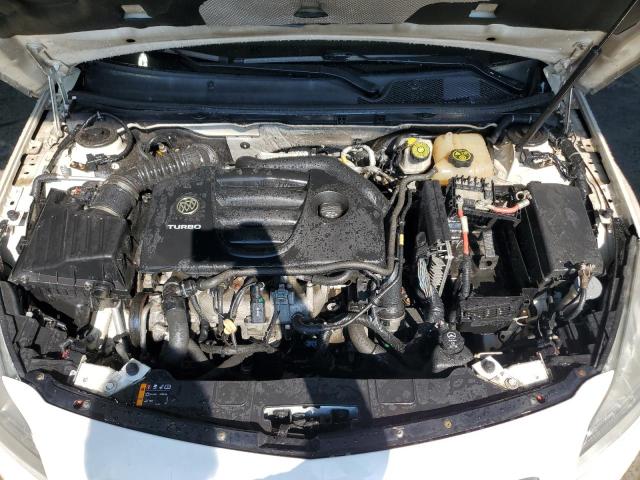 2G4GV5GV0D9247895 - 2013 BUICK REGAL GS WHITE photo 11
