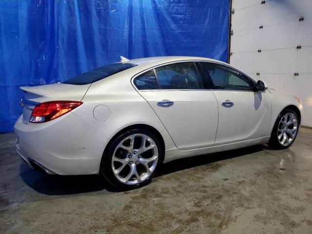 2G4GV5GV0D9247895 - 2013 BUICK REGAL GS WHITE photo 3