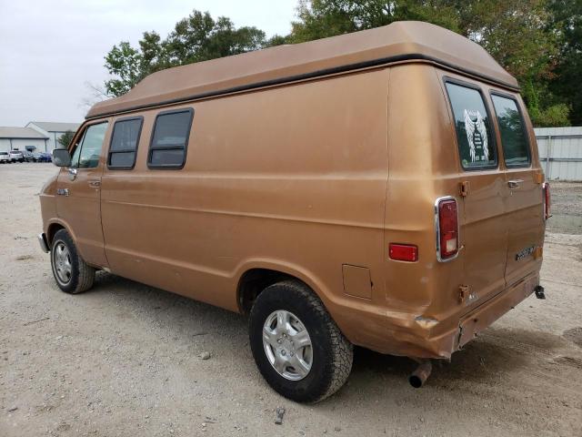 2B7GB13T3HK268359 - 1987 DODGE RAM VAN B150 TAN photo 2