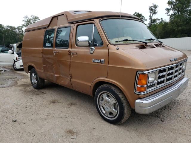 2B7GB13T3HK268359 - 1987 DODGE RAM VAN B150 TAN photo 4