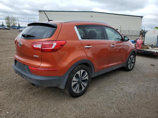 KNDPCCA64C7319648 - 2012 KIA SPORTAGE SX ORANGE photo 3