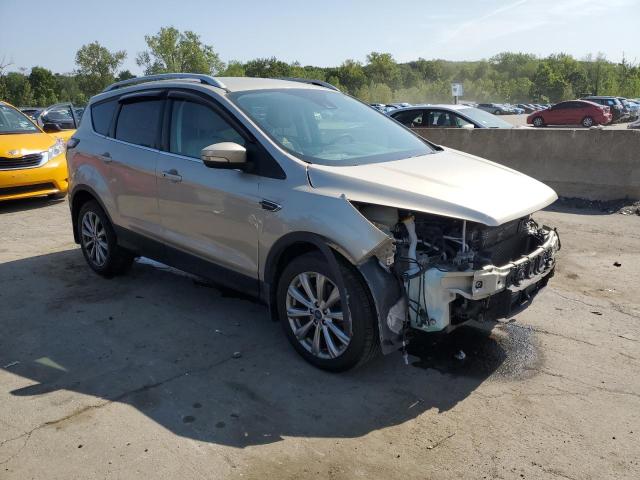 1FMCU9JD4HUB56131 - 2017 FORD ESCAPE TITANIUM 棕色 照片 4