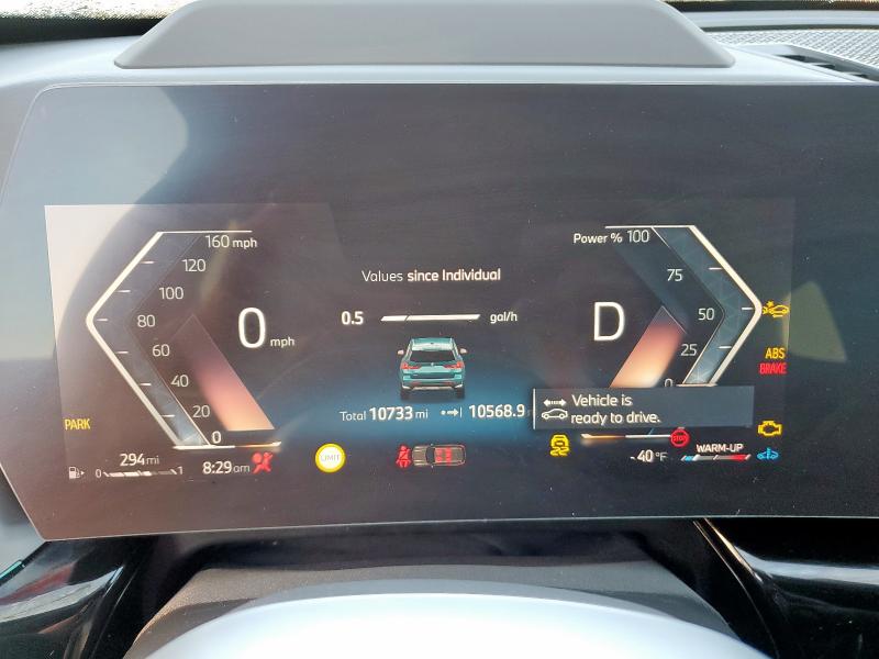 WBX73EF06R5Y82689 - 2024 BMW X1 XDRIVE28I BLUE photo 9