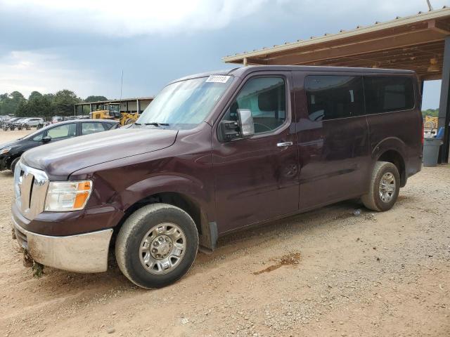 5BZAF0AA0EN161128 - 2014 NISSAN NV 3500 S BURGUNDY photo 1