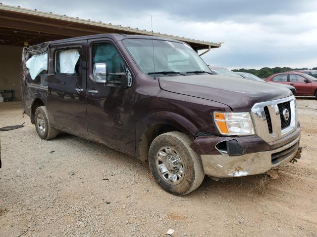 5BZAF0AA0EN161128 - 2014 NISSAN NV 3500 S BURGUNDY photo 4