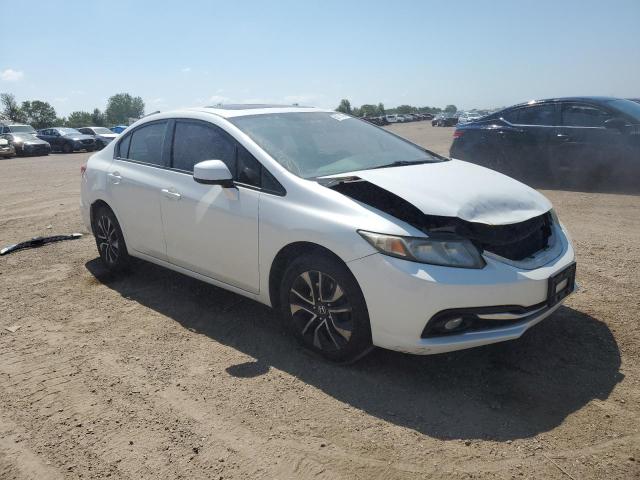 19XFB2F91DE087071 - 2013 HONDA CIVIC EXL Weiß Foto 4