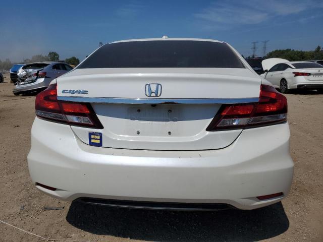 19XFB2F91DE087071 - 2013 HONDA CIVIC EXL Weiß Foto 6