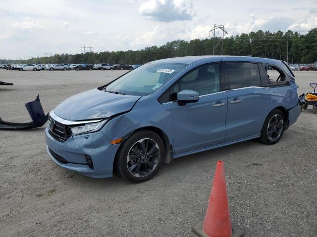 5FNRL6H90PB051949 - 2023 HONDA ODYSSEY ELITE BLUE photo 1