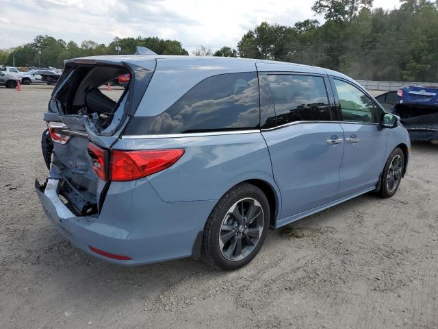 5FNRL6H90PB051949 - 2023 HONDA ODYSSEY ELITE أزرق صورة 3