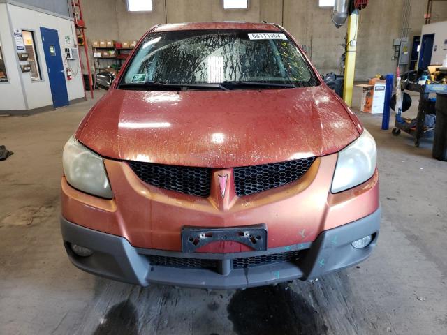 5Y2SL62804Z467295 - 2004 PONTIAC VIBE RED photo 5