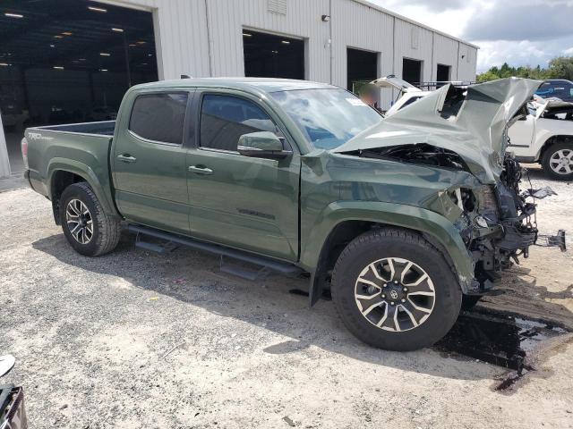 3TMAZ5CN5MM142104 - 2021 TOYOTA TACOMA DOUBLE CAB GREEN photo 4