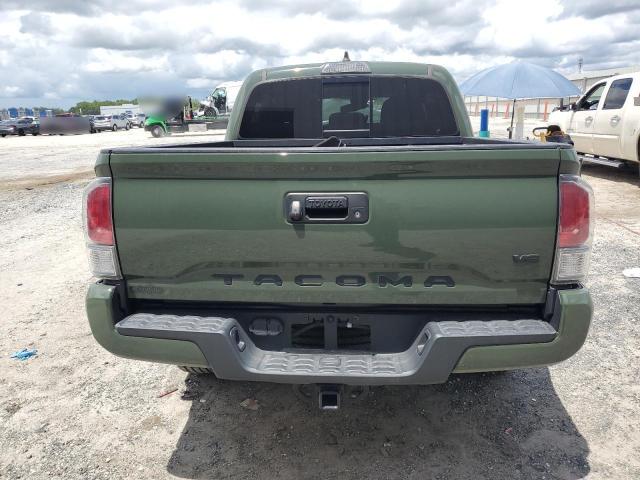 3TMAZ5CN5MM142104 - 2021 TOYOTA TACOMA DOUBLE CAB GREEN photo 6