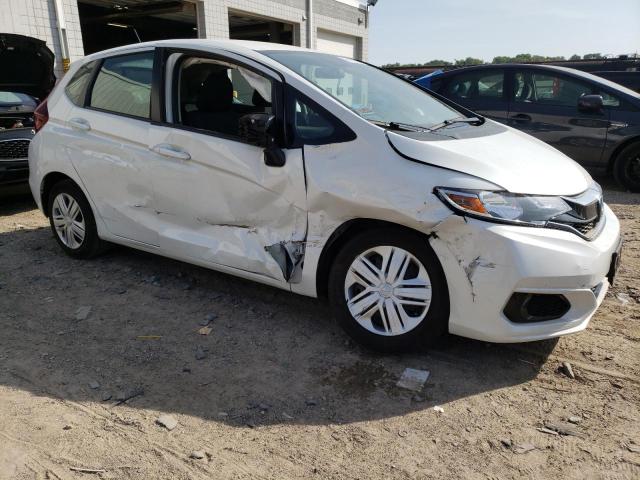 3HGGK5H43KM717975 - 2019 HONDA FIT LX WHITE photo 4