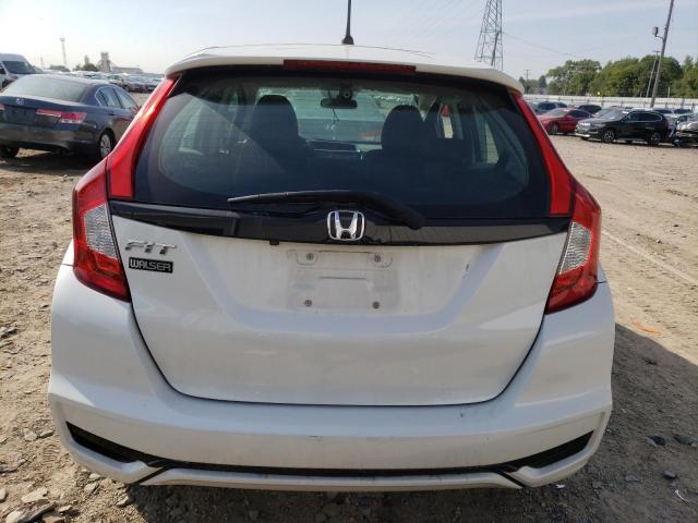 3HGGK5H43KM717975 - 2019 HONDA FIT LX WHITE photo 6