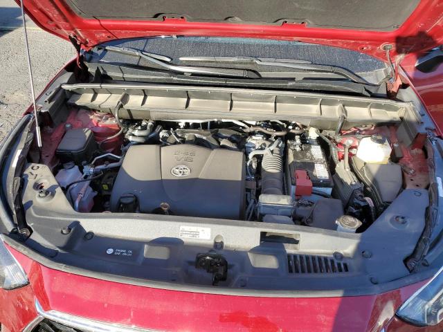 5TDFZRBH4NS202707 - 2022 TOYOTA HIGHLANDER PLATINUM RED photo 11