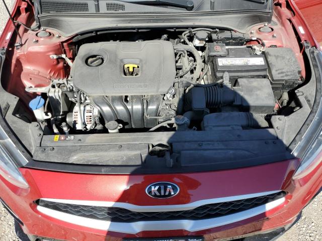 3KPF24AD4KE010781 - 2019 KIA FORTE FE RED photo 11