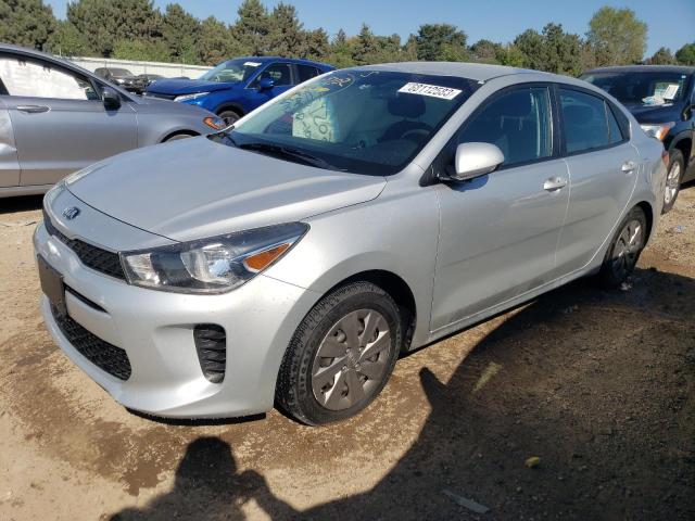 3KPA24AB1KE198085 - 2019 KIA RIO S SILVER photo 1