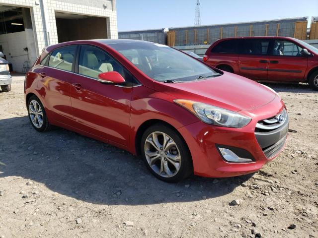 KMHD35LH9EU185331 - 2014 HYUNDAI ELANTRA GT RED photo 4