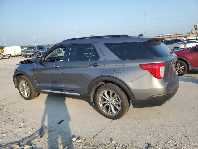 1FMSK7DH0MGB76471 - 2021 FORD EXPLORER XLT GRAY photo 2