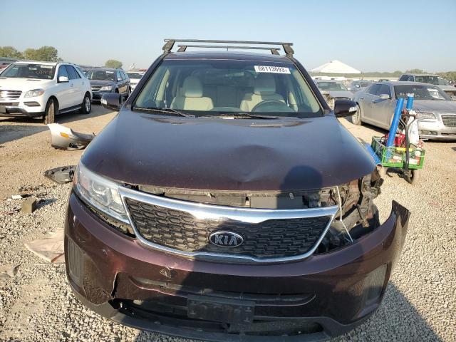 5XYKT3A62FG602874 - 2015 KIA SORENTO LX BURGUNDY photo 5