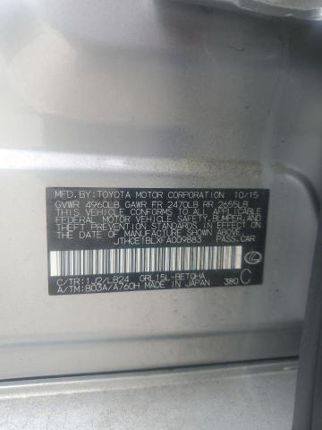 JTHCE1BLXFA009883 - 2015 LEXUS GS 350 SILVER photo 12