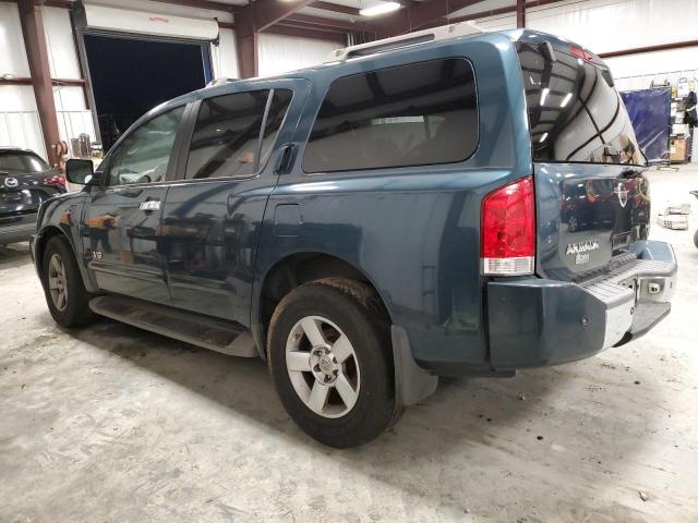 5N1BA08A77N717975 - 2007 NISSAN ARMADA SE TEAL photo 2