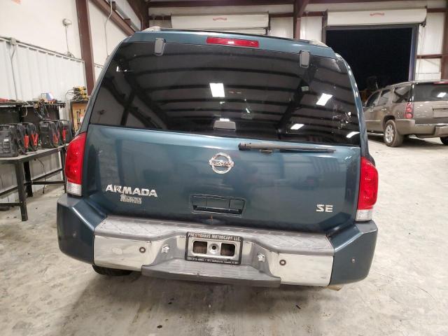 5N1BA08A77N717975 - 2007 NISSAN ARMADA SE TEAL photo 6