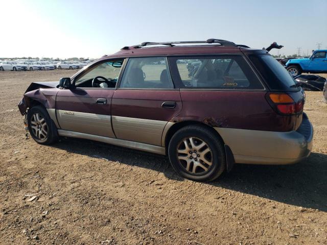 4S3BH675717669669 - 2001 SUBARU LEGACY OUTBACK AWP 勃艮第红 照片 2