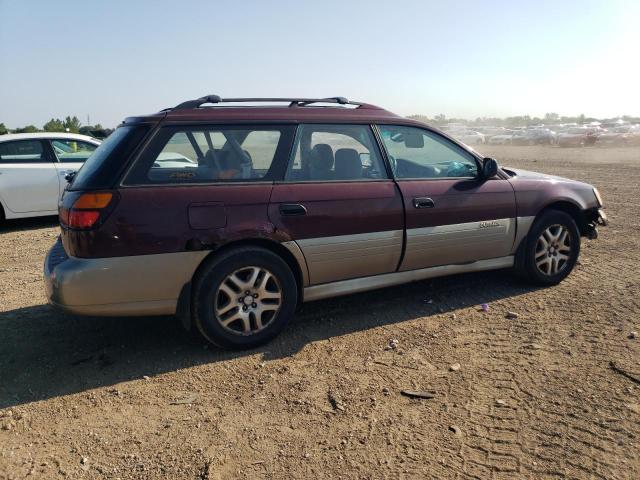 4S3BH675717669669 - 2001 SUBARU LEGACY OUTBACK AWP 勃艮第红 照片 3