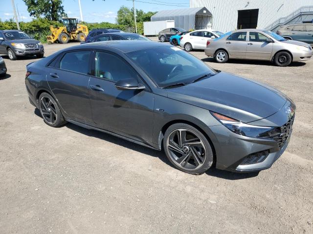 KMHLR4AF3PU469921 - 2023 HYUNDAI ELANTRA N LINE GRAY photo 4