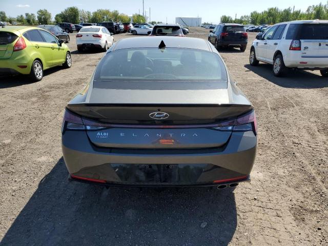 KMHLR4AF3PU469921 - 2023 HYUNDAI ELANTRA N LINE GRAY photo 6