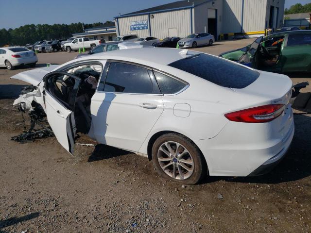 3FA6P0H76KR209906 - 2019 FORD FUSION SE WHITE photo 2