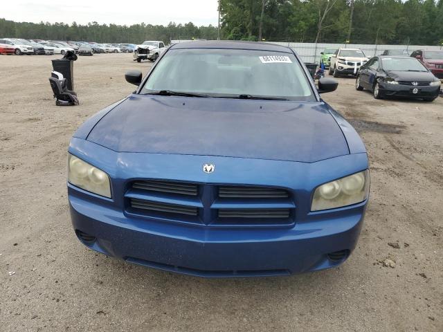 2B3KA43D19H530676 - 2009 DODGE CHARGER BLUE photo 5